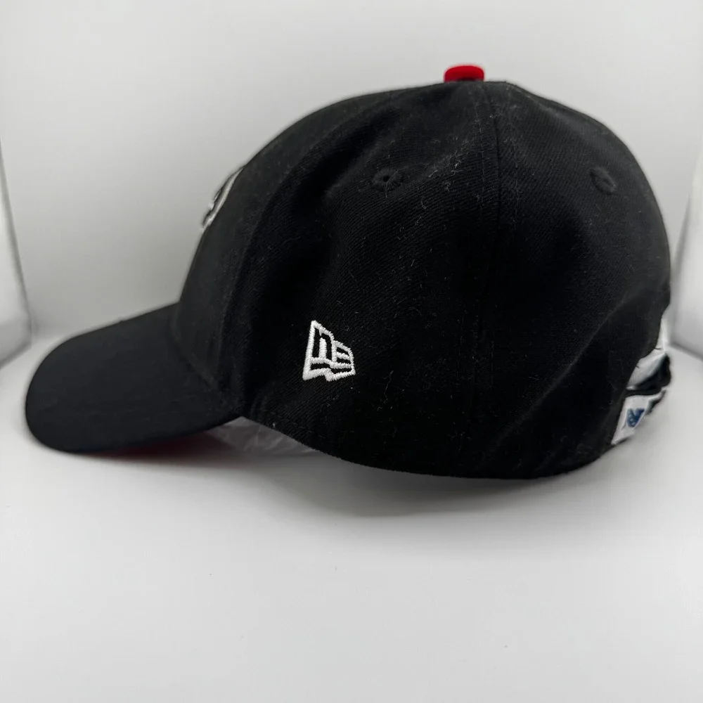 New Era Atlanta Falcons Hat Mens OSFA Black NFL 9FORTY Adjustable Good Logo Cap
